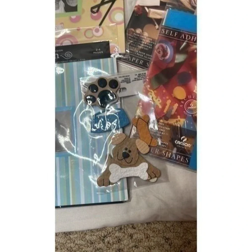 Lot of Scrapbooking Materials.